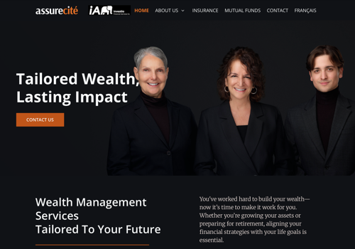 Web Design Package Example: Dual-Product Insurance Website
