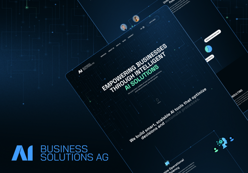 Web Development Package Example: AI Business Solutions - Artificial Intelligence