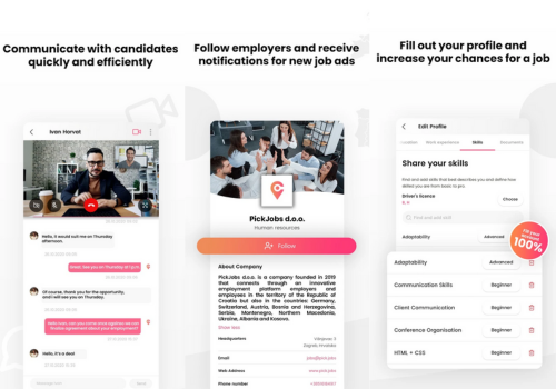 Web Design Package Example: Job Search Platform Web & Mobile Development