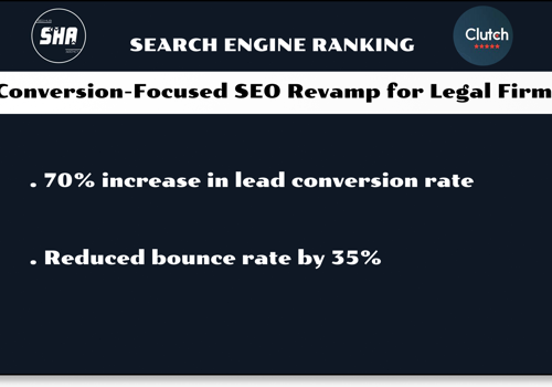 Search Engine Optimization Package Example: Conversion-Focused SEO Revamp for Legal Firm