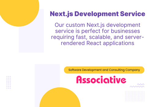 Custom Software Development Package Example: Next.js Development Service