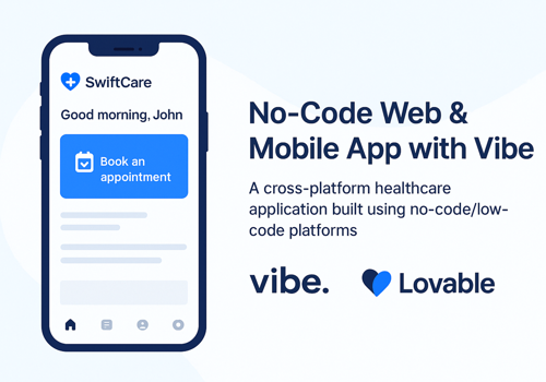 Low/No Code Development Package Example: No-Code Healthcare Web App