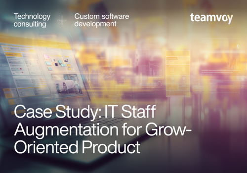 IT Staff Augmentation Package Example: IT Staff Augmentation for Grow-Oriented Product