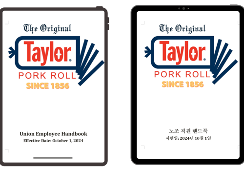 Translation Package Example: Case Study: Taylor Provisions