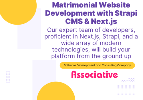 Web Design Package Example: Matrimonial Website Development with Strapi CMS