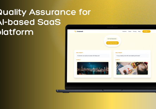 Application Testing Package Example: QA for SaaS Text & Image