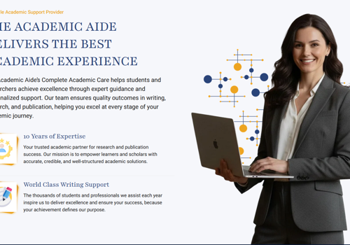 Web Design Package Example: Digital Presence for Academic Services Platform