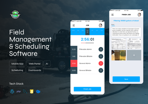 Custom Software Development Package Example: Petroleum Inc | Field Management Software