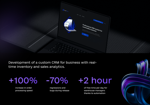 UX/UI Design Package Example: eCommerce CRM: Workflow & UX Redesign