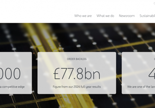 Web Design Package Example: BAE Systems Mission UX Modernization