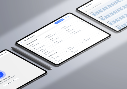 Product Design Package Example: UI UX Design for Lab Material Management SaaS