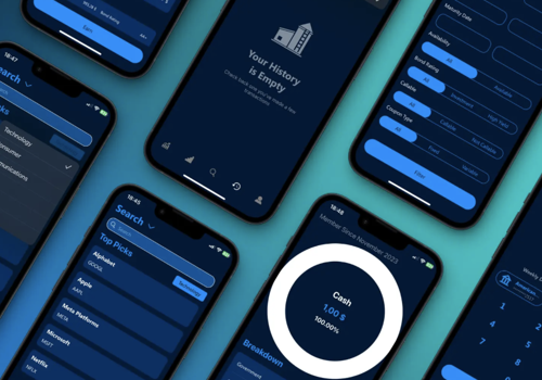 Mobile App Development Package Example: Create a brokerage application for USA citizens