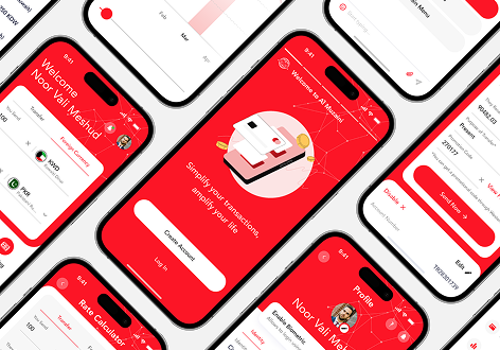UX/UI Design Package Example: Al Muzaini - FinTech UX/UI Design