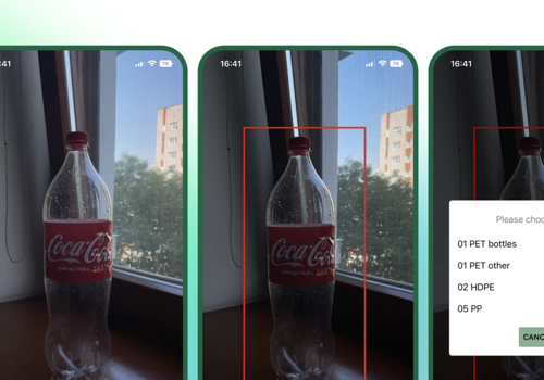Mobile App Development Package Example: Develop an app for classifying data about garbage