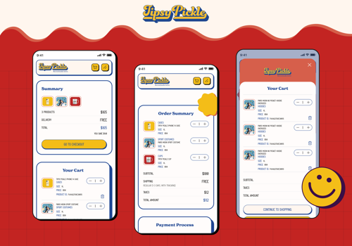 Web Design Package Example: Shopify eCommerce Website & UX/UI Admin Design