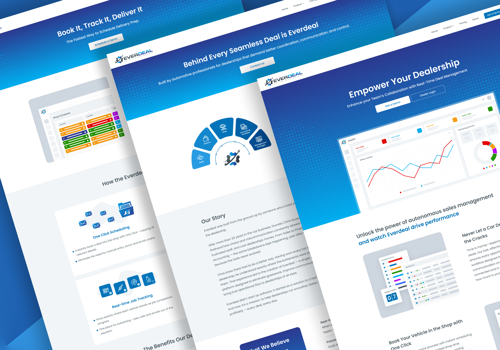 Branding Package Example: EverDeal — Website Design