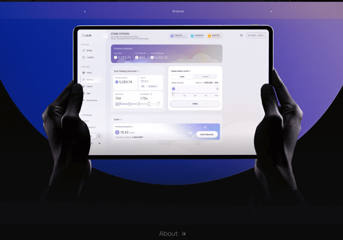 UX/UI Design Package Example: LILIN - platform
