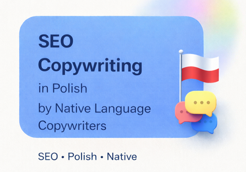 Content Writing Services Package Example: SEO Copywriting in Polish Language by Native