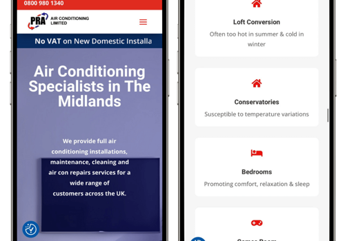 Web Design Package Example: 6x More Form Submissions | 217% More Phone Clicks