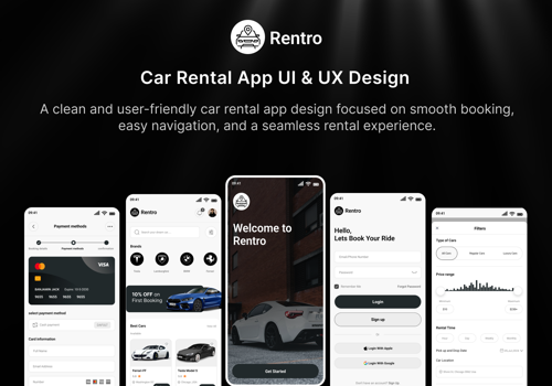 Mobile App Development Package Example: Mobile Application for Car Rental