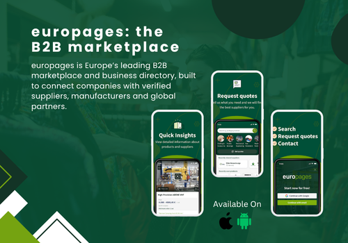 Mobile App Development Package Example: europages: the B2B marketplace