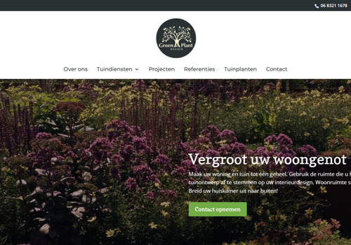 Search Engine Optimization Package Example: Groenen Plant Design Website Development