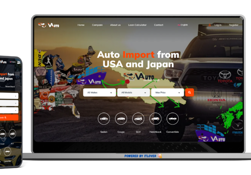 Web Development Package Example: VAuto