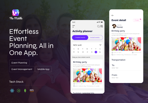 Mobile App Development Package Example: The Middle | Parental Control App