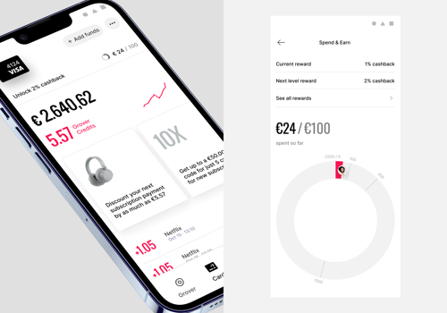 UX/UI Design Package Example: Loyalty card experience a tech rental scale-up