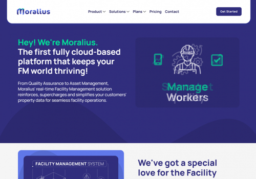 Web Development Package Example: Moralius Website