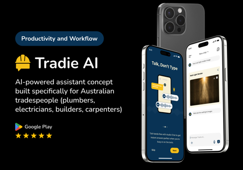 Mobile App Development Package Example: Tradie AI - AI Agent for Tradies