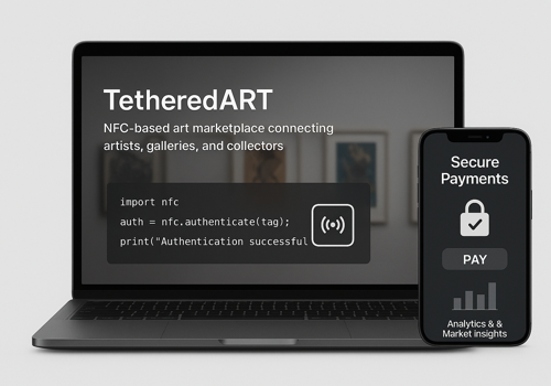 Custom Software Development Package Example: TetheredART — Discover and Collect Physical Art