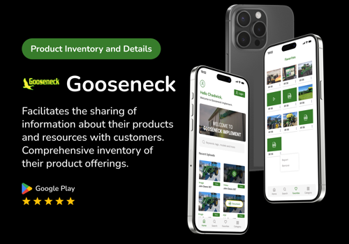 UX/UI Design Package Example: Gooseneck Solutions - Product info for farmers