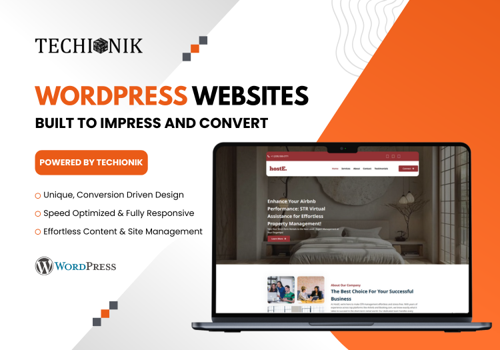 Web Design Package Example: WordPress Site for HostE  STR Virtual Assistance