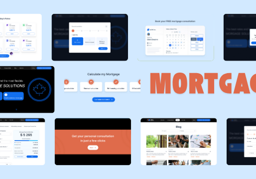 Web Design Package Example: Mortgage Lead Generation Platform