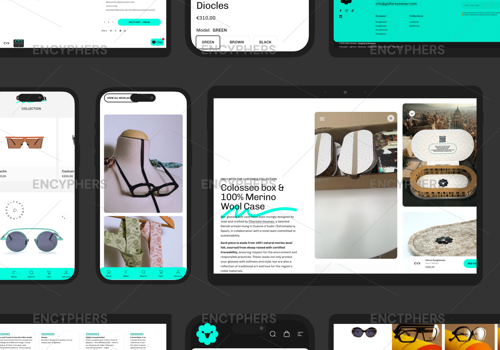Web Design Package Example: GALFER EYE WEAR