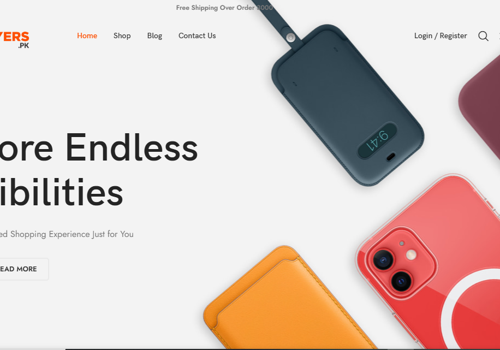 Web Design Package Example: Ecommerce Store