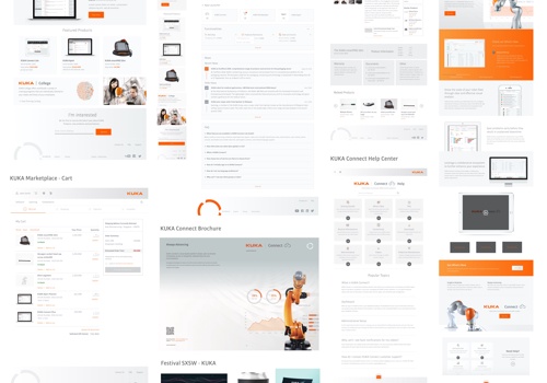 UX/UI Design Package Example: UI/UX and Web Design for Robotics Company, KUKA