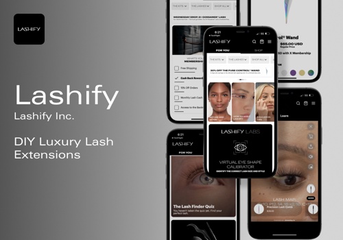 Mobile App Development Package Example: Lashify - Mobile App