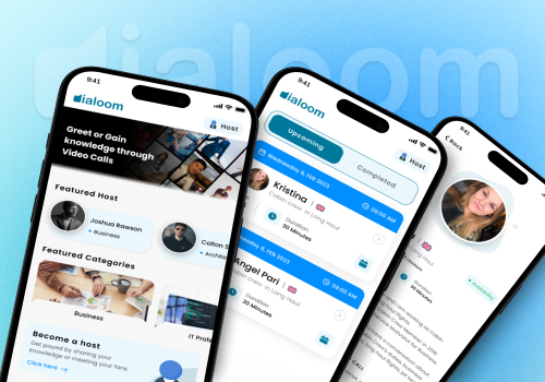 Mobile App Development Package Example: Dialoom: Consultation app