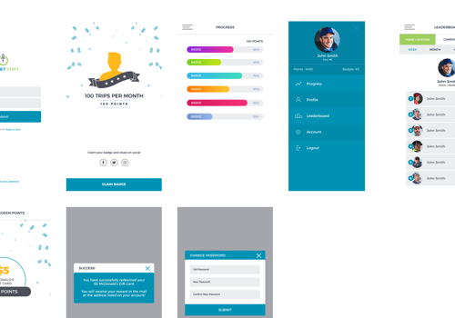 UX/UI Design Package Example: Rocket Start: Custom Mobile App Development