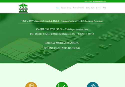 Web Design Package Example: MMJ Bankers