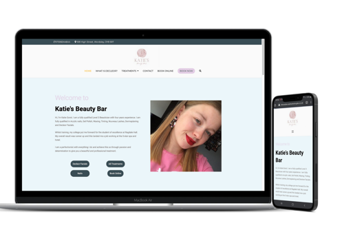 Web Design Package Example: New Website, Print Promotional and Social Media