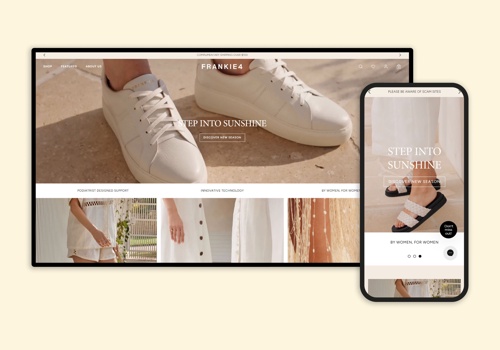 Web Development Package Example: Frankie4's migration from Magento to Shopify