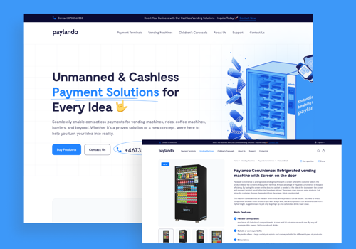 E-Commerce Development Package Example: Paylando – Elevating Cashless Payment Platforms