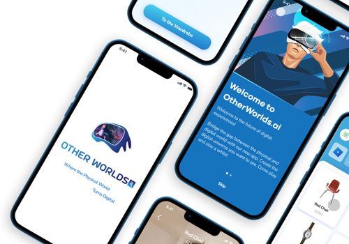 AR/VR Development Package Example: OtherWorlds.ai | AI-Driven 3D/AR Model App