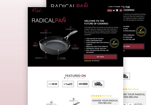 E-Commerce Development Package Example: Red Usa