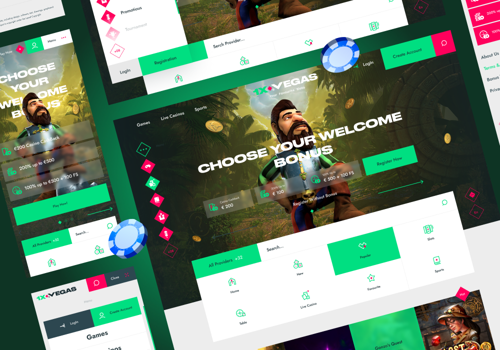 Web Development Package Example: 1XVegas Online Casino