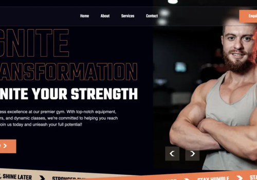 Web Development Package Example: EXERCÍCIO DE ESTÚDIO | Ginásio Azul Health & Fitne