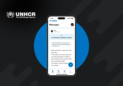 Mobile App Development Package Example: UNHCR - Connecting Worlds